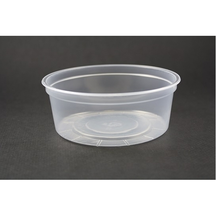 WNA DELI SERVE DELI CONTAINER CLEAR ROUND 8 OZ