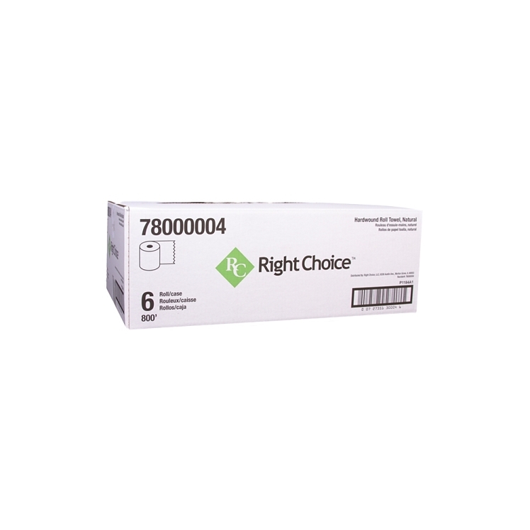 RIGHT CHOICE PAPER TOWEL 7.88 X800' PERFORATED ROLL