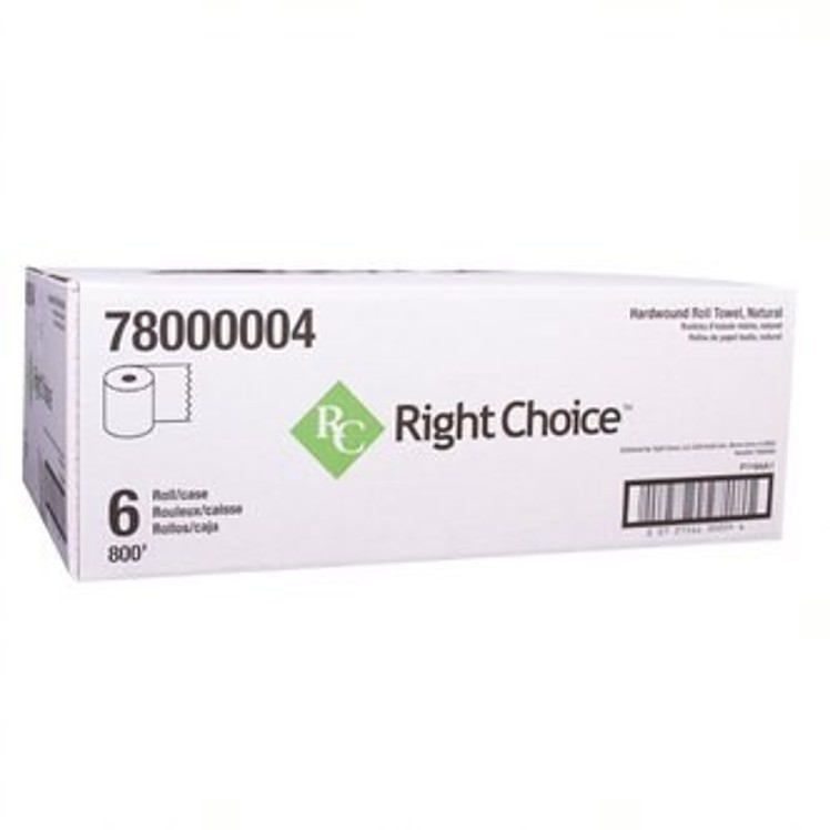 RIGHT CHOICE PAPER TOWEL 7.88 X800' PERFORATED ROLL