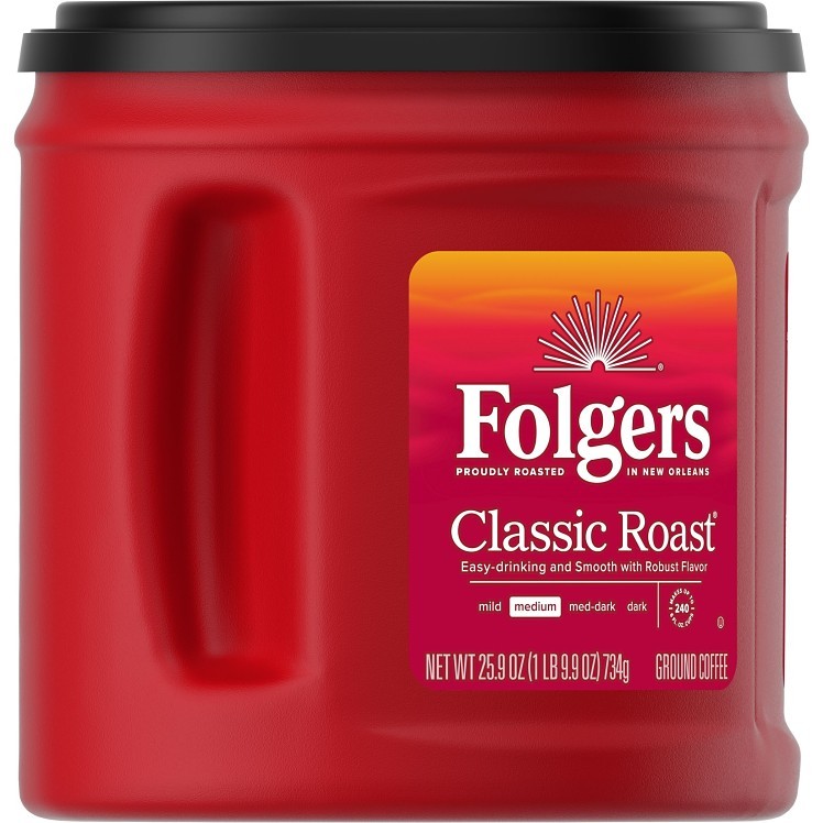 FOLGERS GROUND COFFEE CLASSIC ROAST