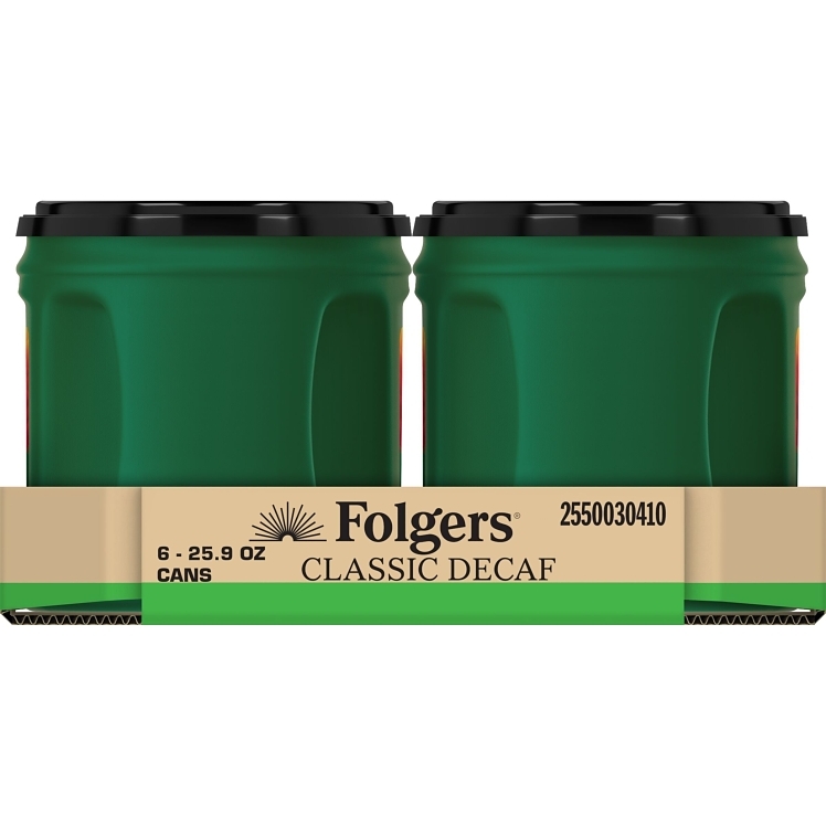 FOLGERS DECAFFEINATED ROAST GROUND COFFEE