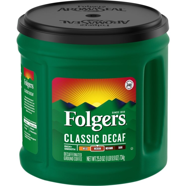 FOLGERS DECAFFEINATED ROAST GROUND COFFEE