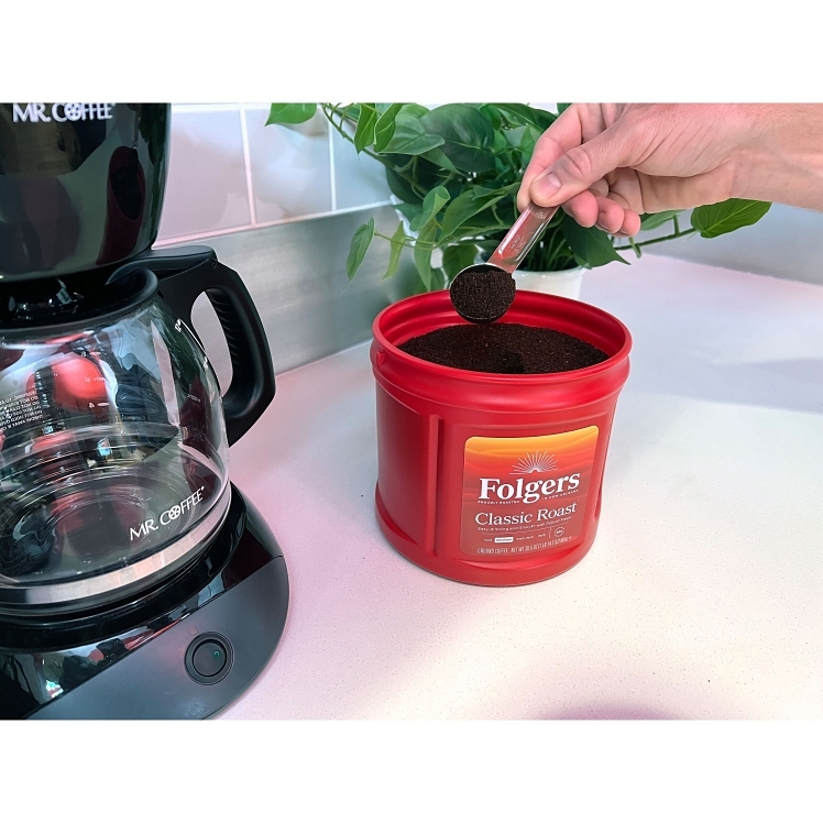 FOLGERS GROUND COFFEE BLACK SILK