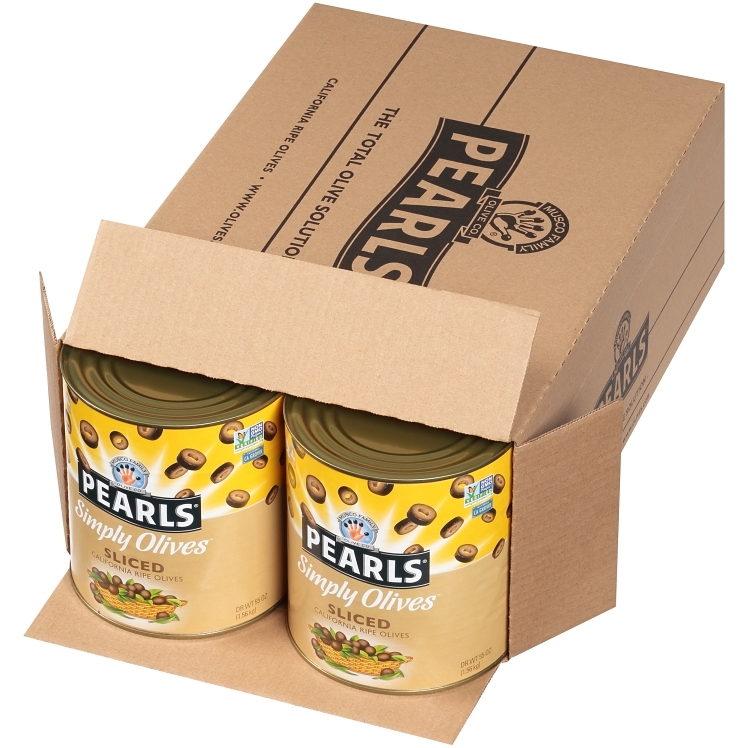 BLACK PEARLS SIMPLY SLICED OLIVES