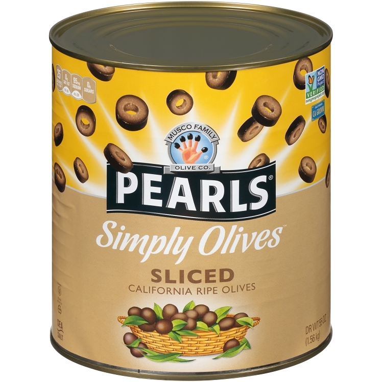 BLACK PEARLS SIMPLY SLICED OLIVES