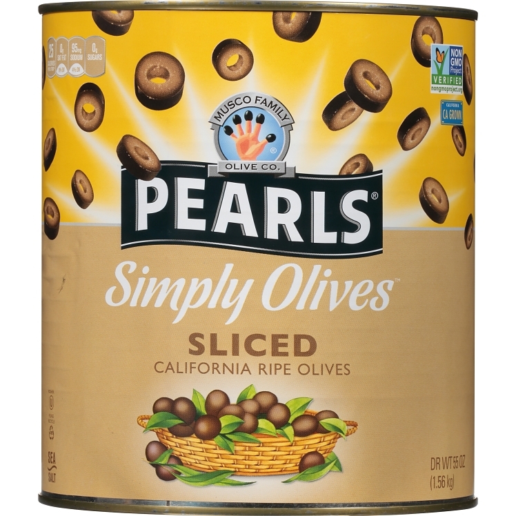 BLACK PEARLS SIMPLY SLICED OLIVES