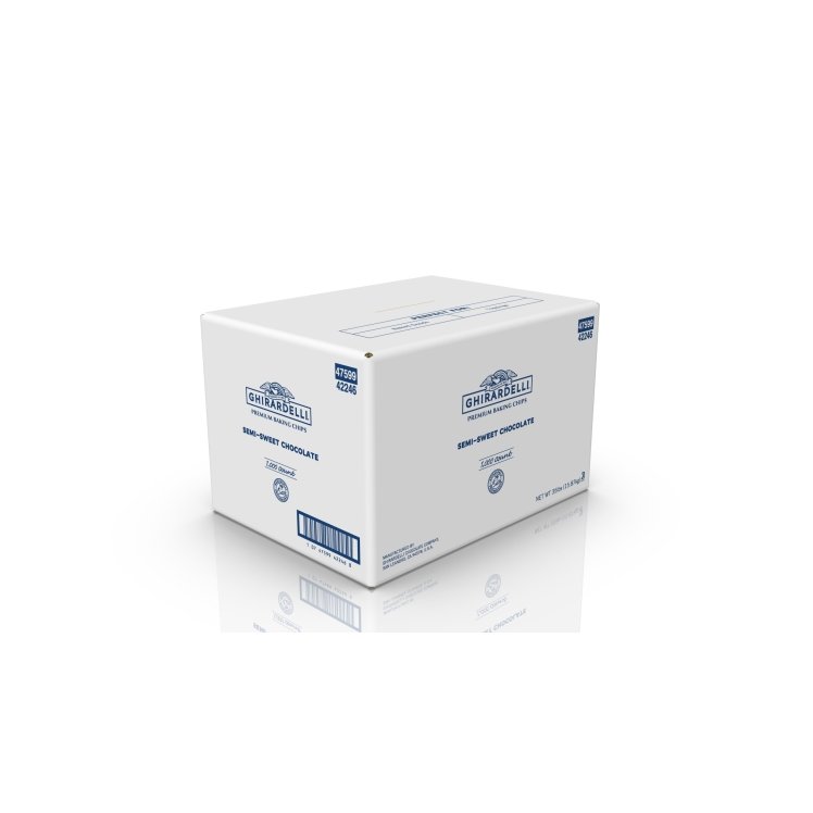 GHIRARDELLI SEMI-SWEET CHOCOLATE CHIPS 1000 COUNT