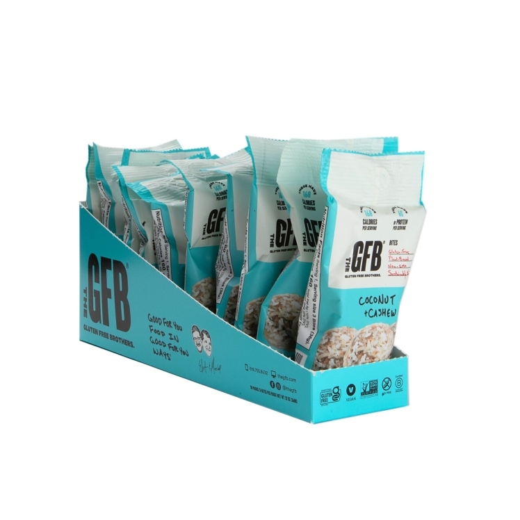 THE GFB COCONUT CASHEW BITES GLUTEN FREE BAR