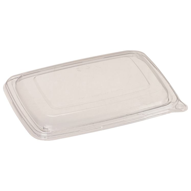 SABERT CLEAR FLAT LID FOR NATURAL 6X9 RECTANGLE CONTAINER