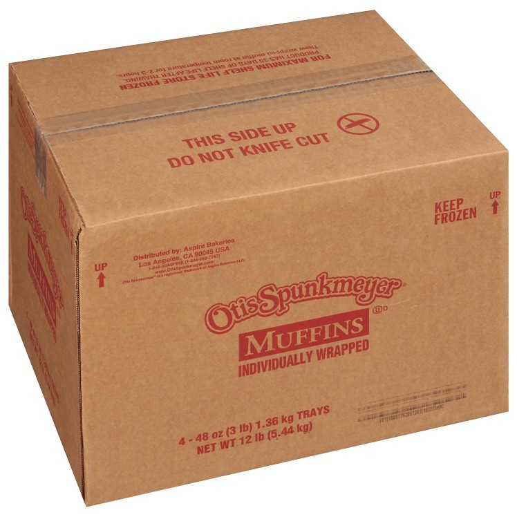 OTIS SPUNKMEYER INDIVIDUALLY PACKAGED CHOCOLATE CHOCOLATE CHIP MUFFINS
