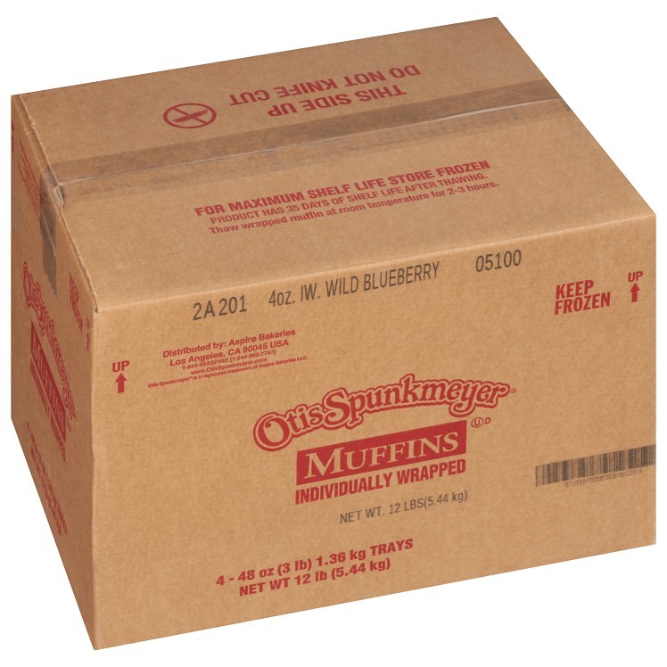 OTIS SPUNKMEYER INDIVIDUALLY PACKAGED BLUEBERRY MUFFINS