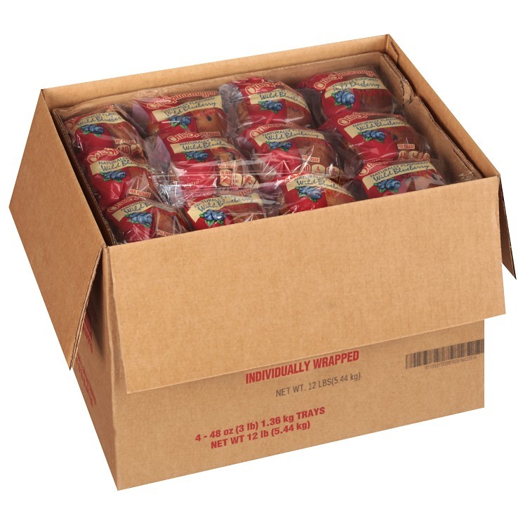 OTIS SPUNKMEYER INDIVIDUALLY PACKAGED BLUEBERRY MUFFINS