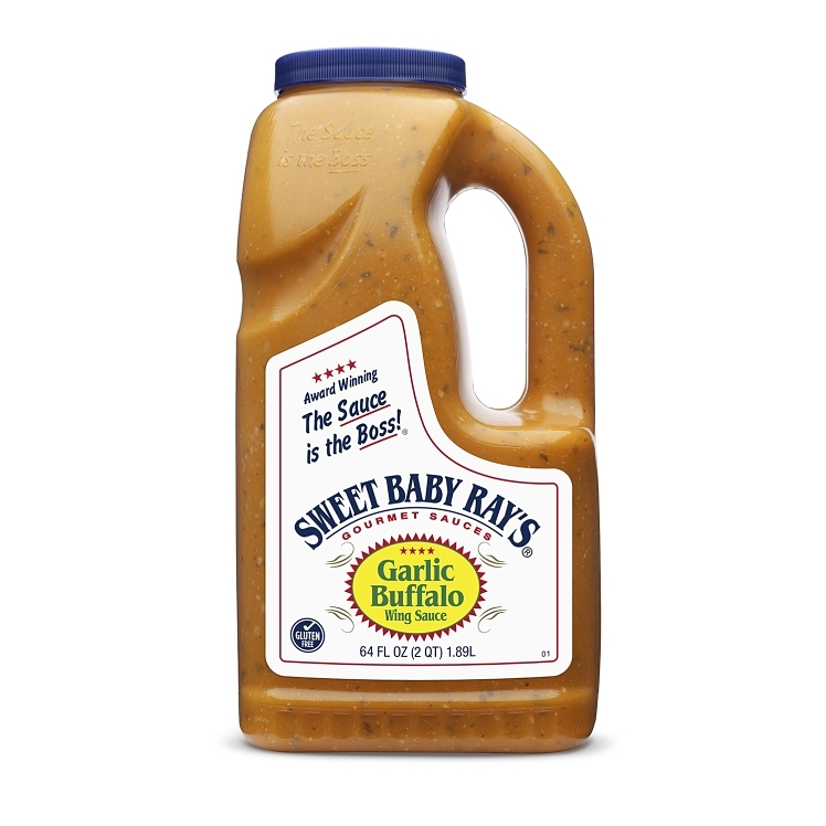 SWEET BABY RAY'S BUFFALO GARLIC SAUCE PLASTIC BOTTLE