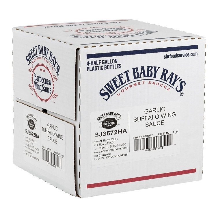 SWEET BABY RAY'S BUFFALO GARLIC SAUCE PLASTIC BOTTLE
