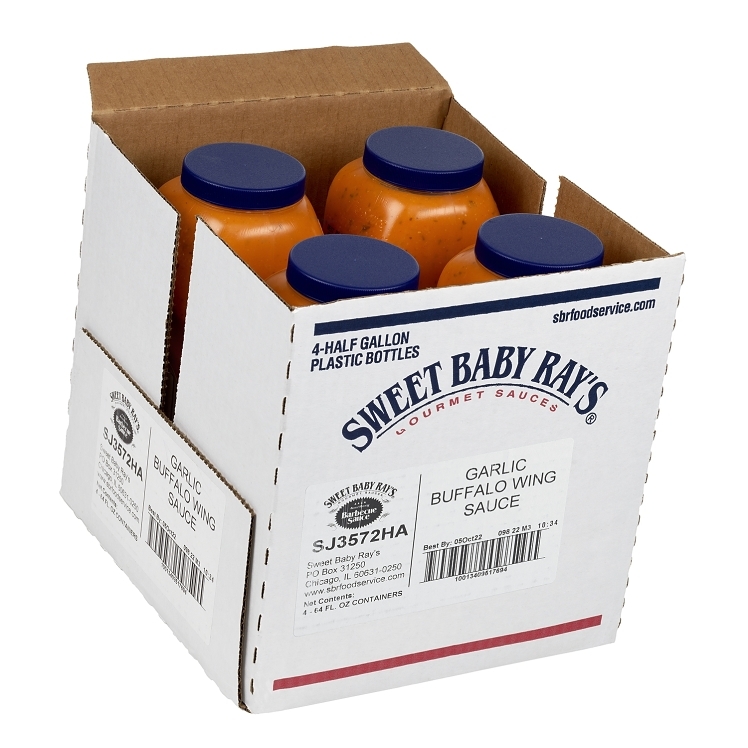 SWEET BABY RAY'S BUFFALO GARLIC SAUCE PLASTIC BOTTLE