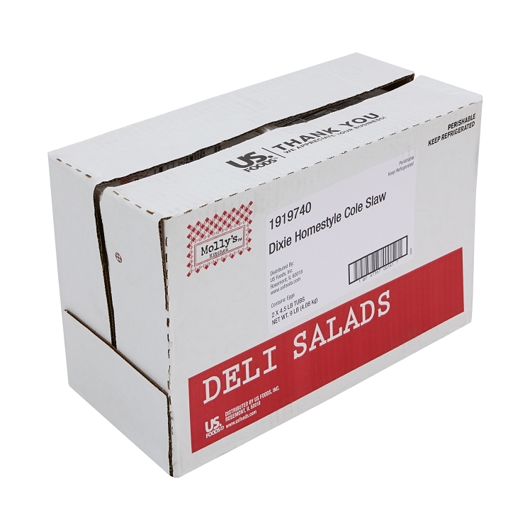 MOLLY'S KITCHEN COLESLAW SHREDDED SHORT SWEET DIXIE