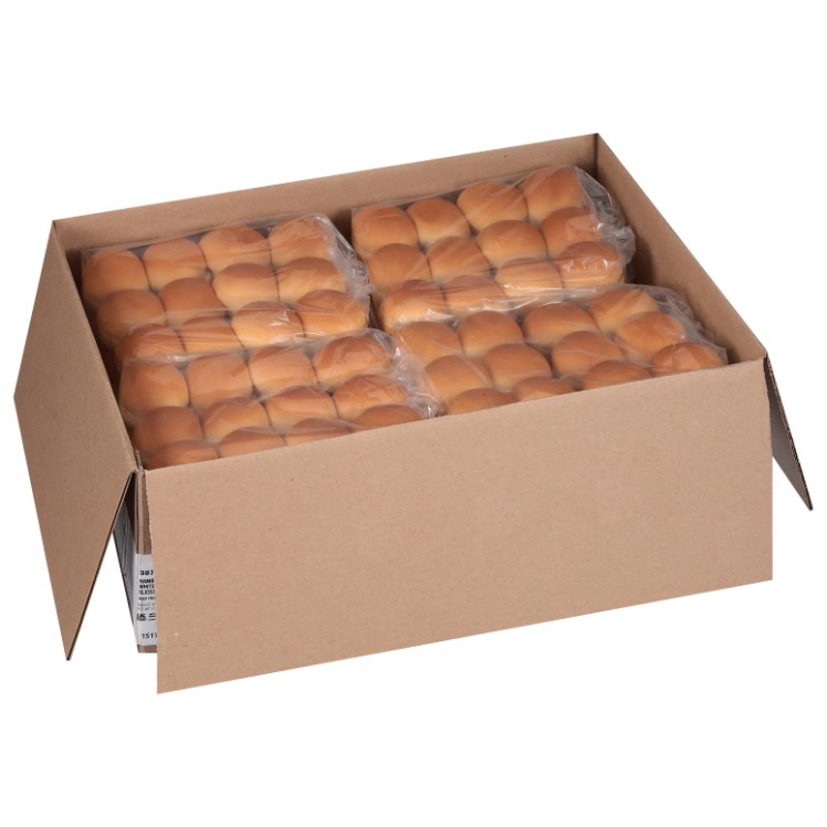 Hilltop Hearth Hamburger Buns Mini White Sliced