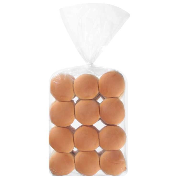 Hilltop Hearth Hamburger Buns Mini White Sliced