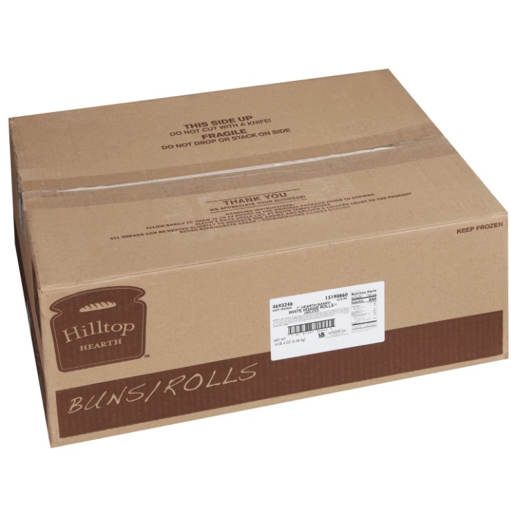 HILLTOP HEARTH ROLL WHITE HOGI 3.2 OZ 7 UNSLICED