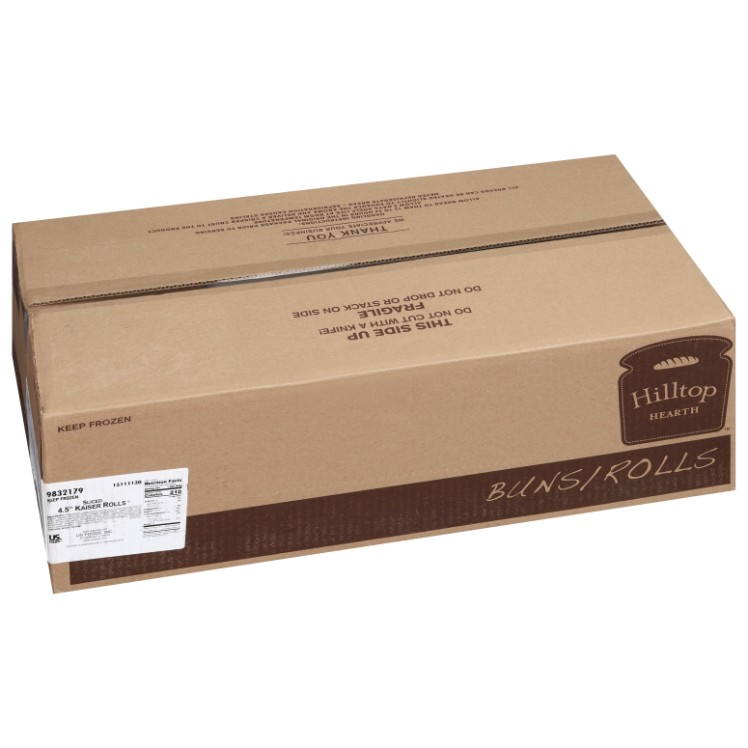 Hilltop Hearth Sliced 4.5 in Kaiser Rolls