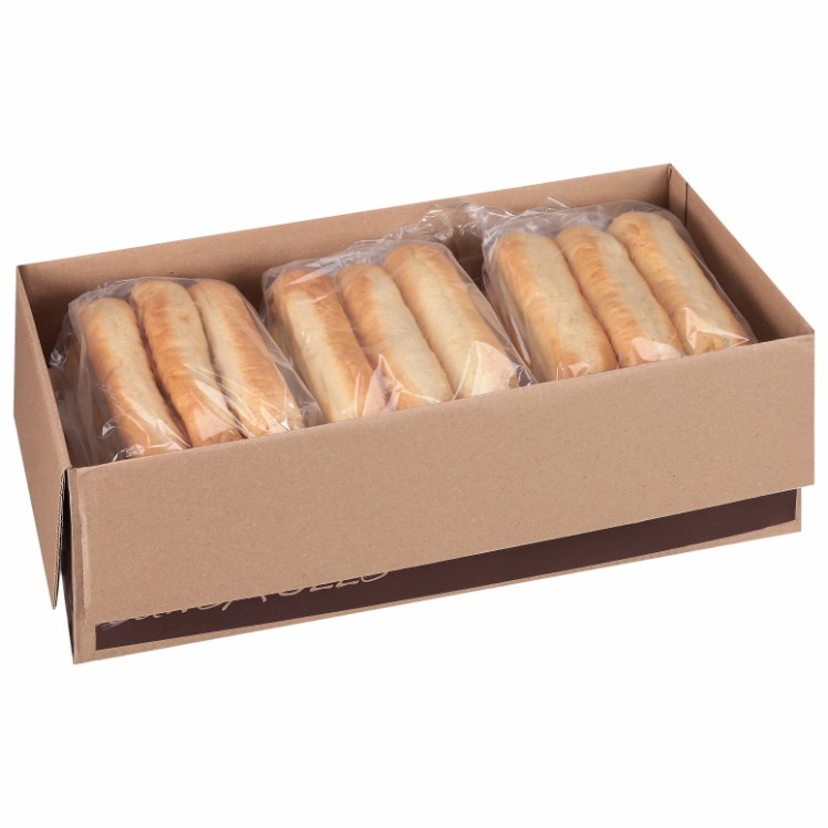 Hilltop Hearth 11 in Hearth Baked White Hoagie Rolls Unsliced