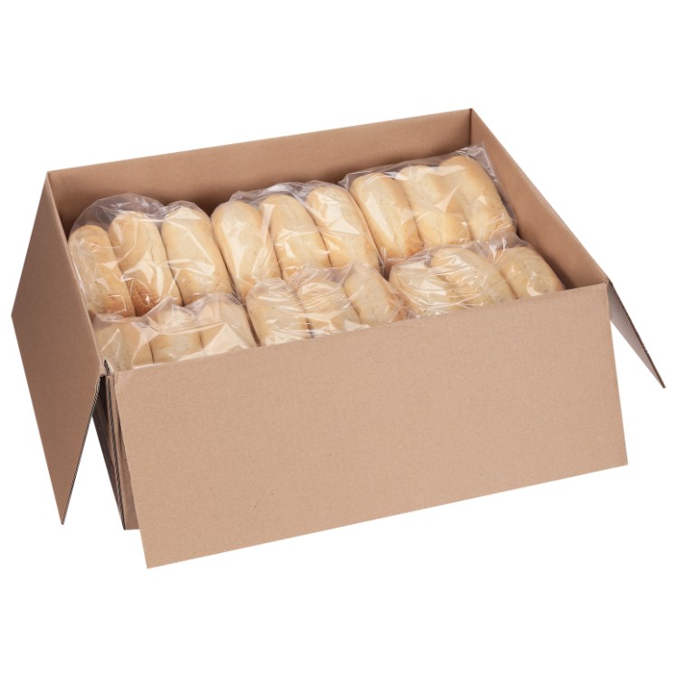 Hilltop Hearth 8 in Hearth Baked White Hoagie Rolls Unsliced