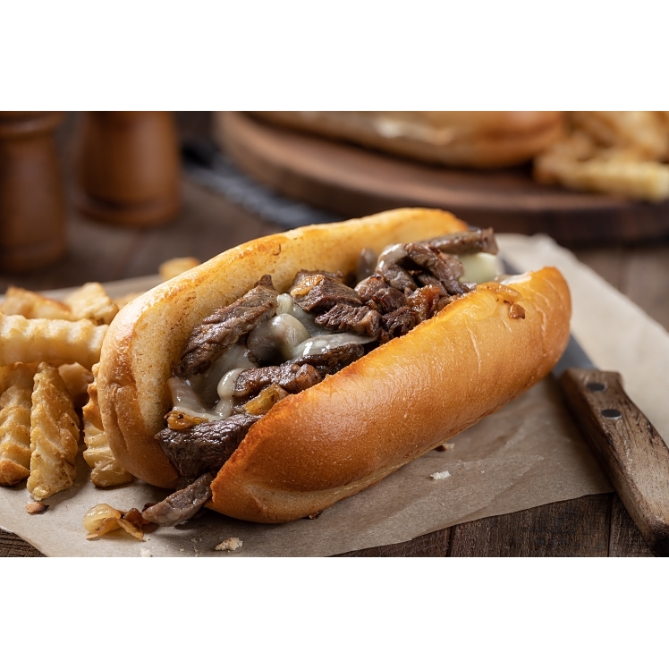 Hilltop Hearth 8 in Hearth Baked White Hoagie Rolls Unsliced
