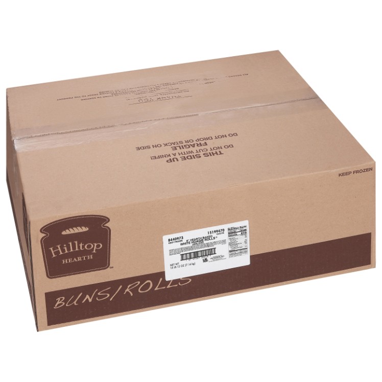 Hilltop Hearth 8 in Hearth Baked White Hoagie Rolls Unsliced