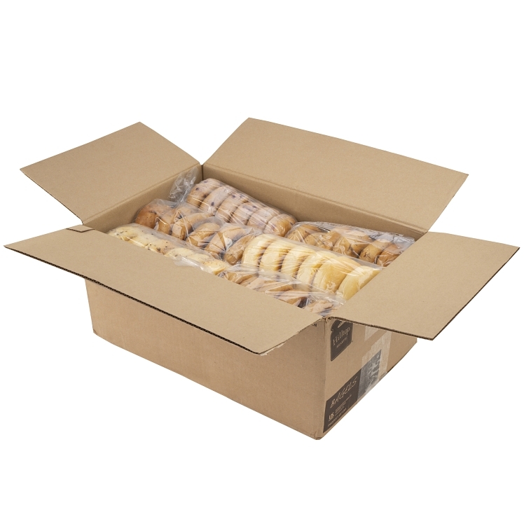 HILLTOP HEARTH UNSLICED ASSORTED PARBAKED BAGELS 6 CT 12/CS