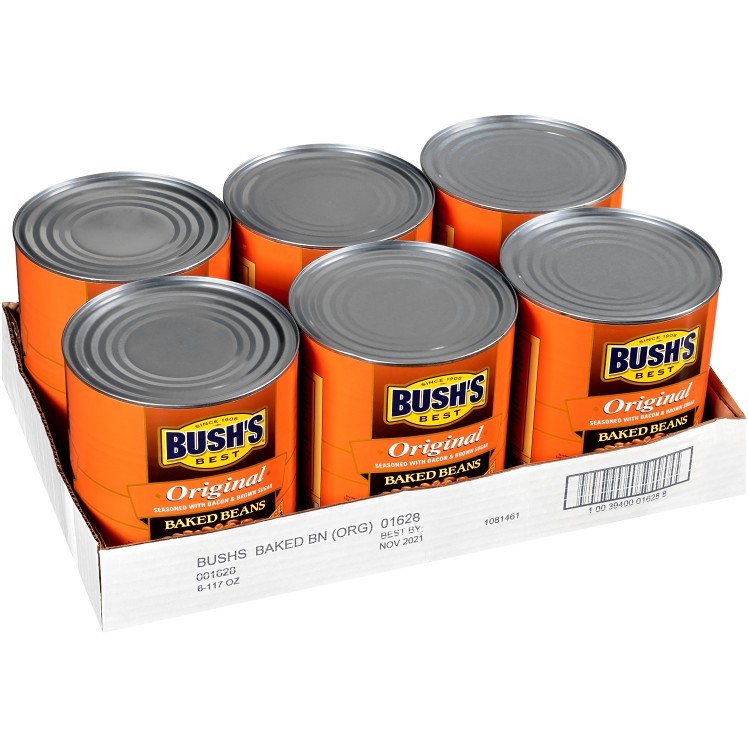BUSH'S BEST BAKED ORIGINAL SHELF STABLE CANNED BEANS