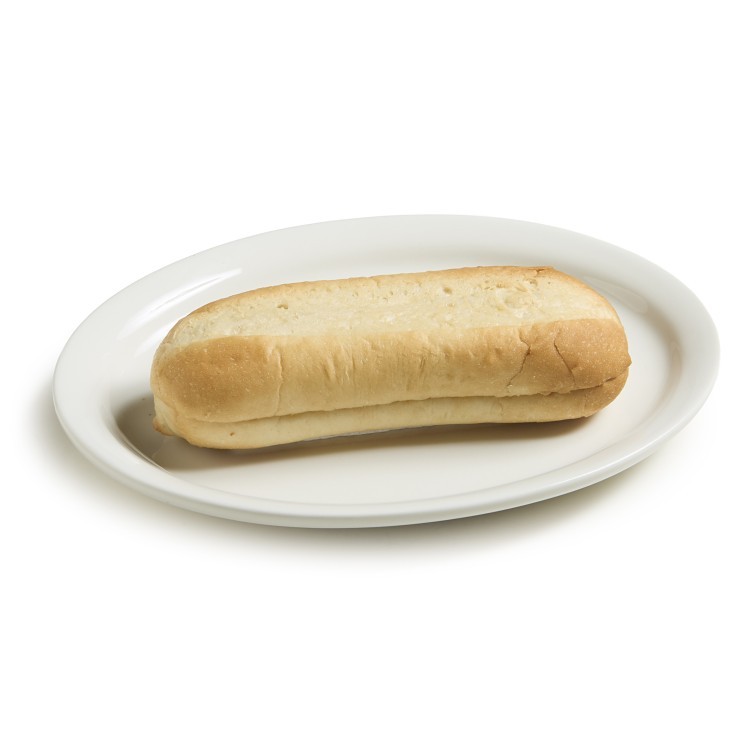 Hilltop Hearth 6 in Hearth Baked White Hoagie Rolls Hinge Sliced Frozen
