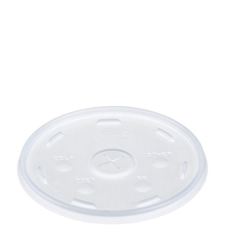 DART STRAW-SLOTTED PLASTIC LID FOR 32 OZ CUP