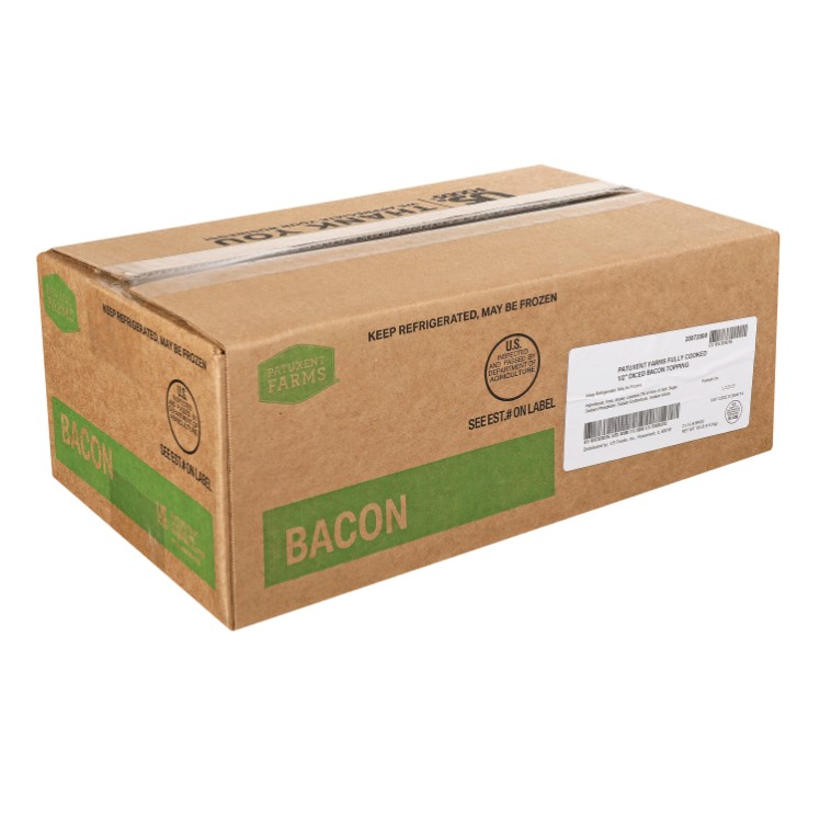PATUXENT FARMS PATUXENT BACON DICED .5 SMOKED CURED COOKED