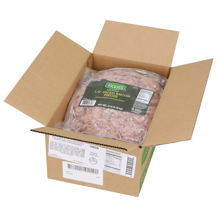 Patuxent Farms Fully Cooked 1/2 in Diced Bacon Pieces