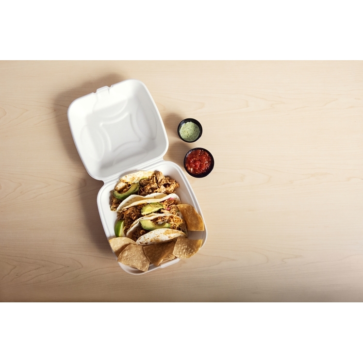 AMERCARE ROYAL PRIMEWARE FIBER 1 COMPARTMENT CONTAINER 9 INCH