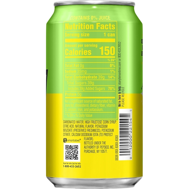 STARRY LEMON LIME SODA