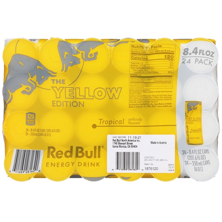 RED BULL ENERGY TROPICAL EDITION