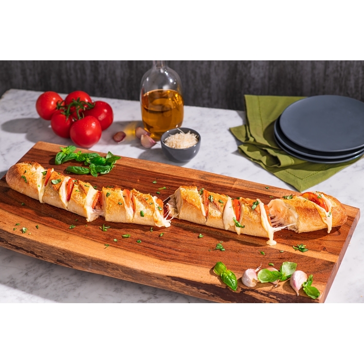 BREAD, BAGUETTE FRENCH WHITE 21 UNSLICED COOKED BAKED FROZE