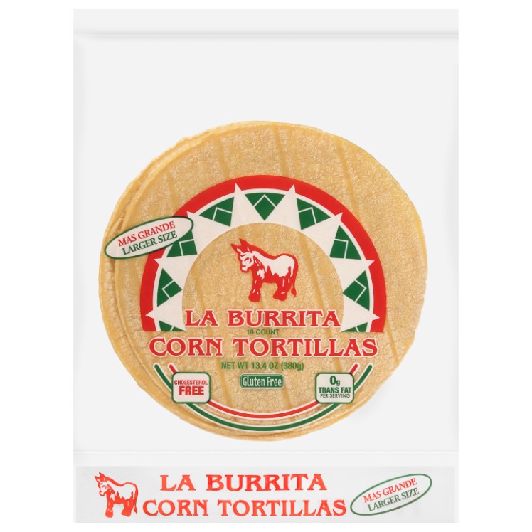 DON PANCHO LA BURRITA 7.5 THICK CORN TORTILLA
