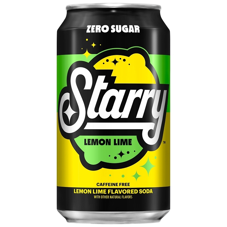 STARRY STARRY ZERO LEMON LIME SODA