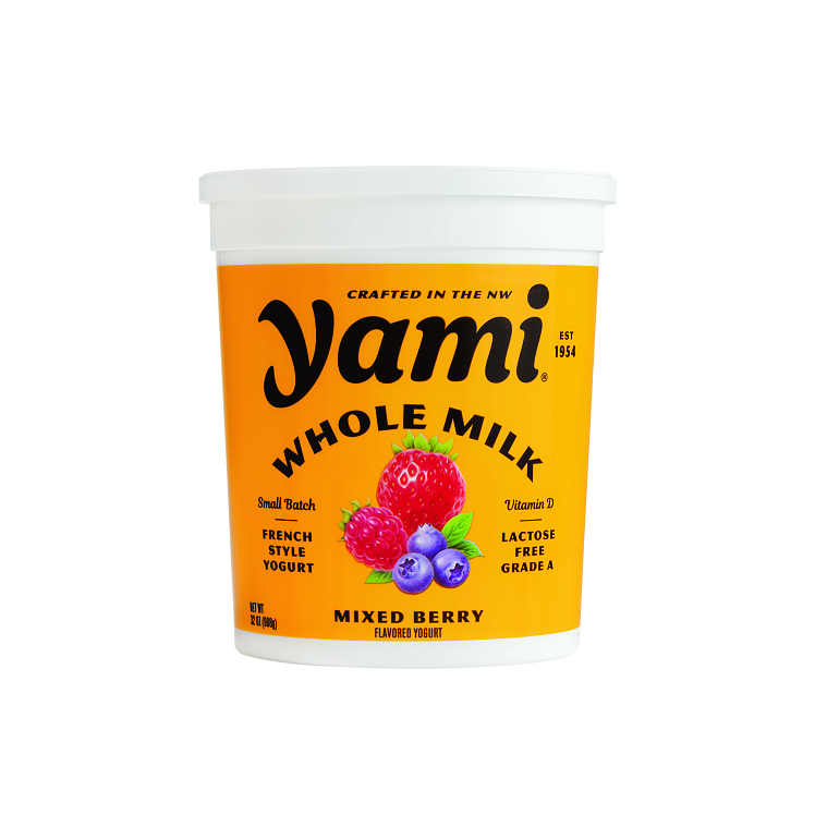 YAMI WHOLE MILK MIXED BERRY YOGURT 6/32Z