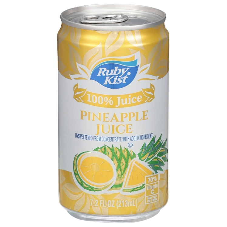 RUBY KIST PINEAPPLE JUICE CAN