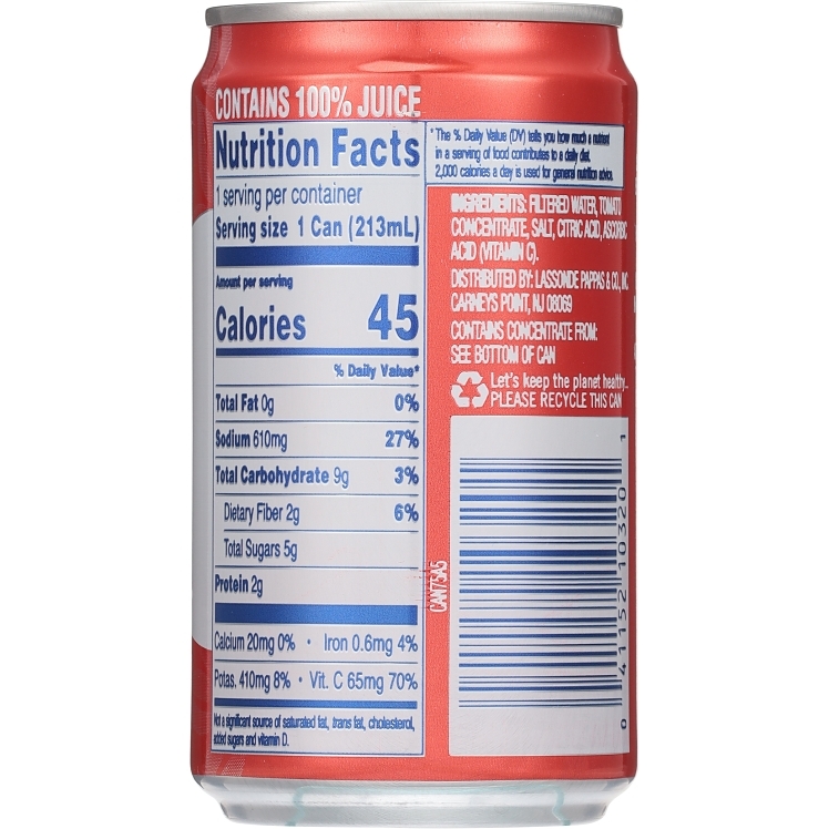 RUBY KIST TOMATO JUICE CAN