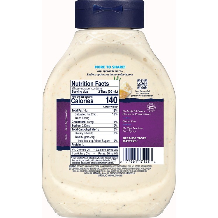 LITEHOUSE CAESAR DRESSING