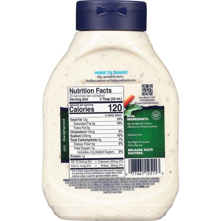 LITEHOUSE HOMESTYLE RANCH DRESSING