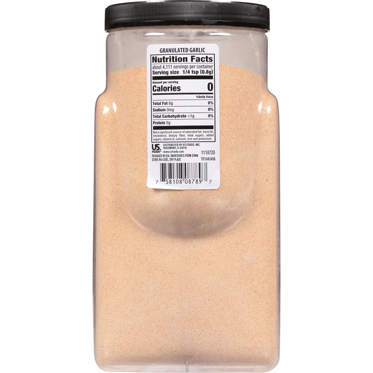 MONARCH GRANULATED GARLIC PLASTIC JUG SHELF-STABLE SPICE
