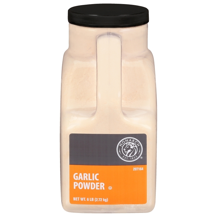MONARCH SPICE GARLIC POWDER PLASTIC JUG SHELF STABLE