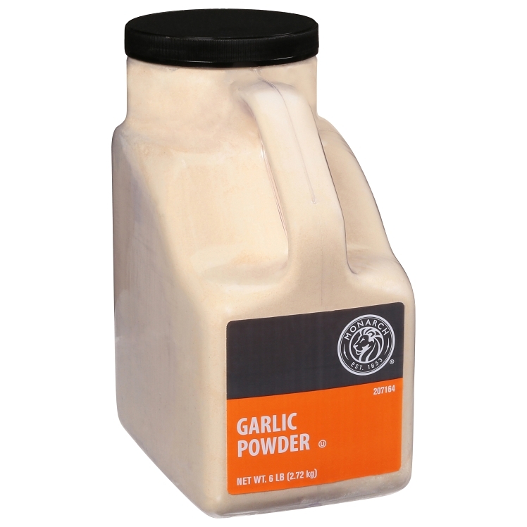 MONARCH SPICE GARLIC POWDER PLASTIC JUG SHELF STABLE