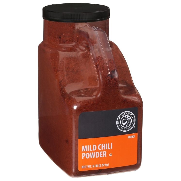 MONARCH SPICE CHILI POWDER MILD PLASTIC JUG SHELF STABLE