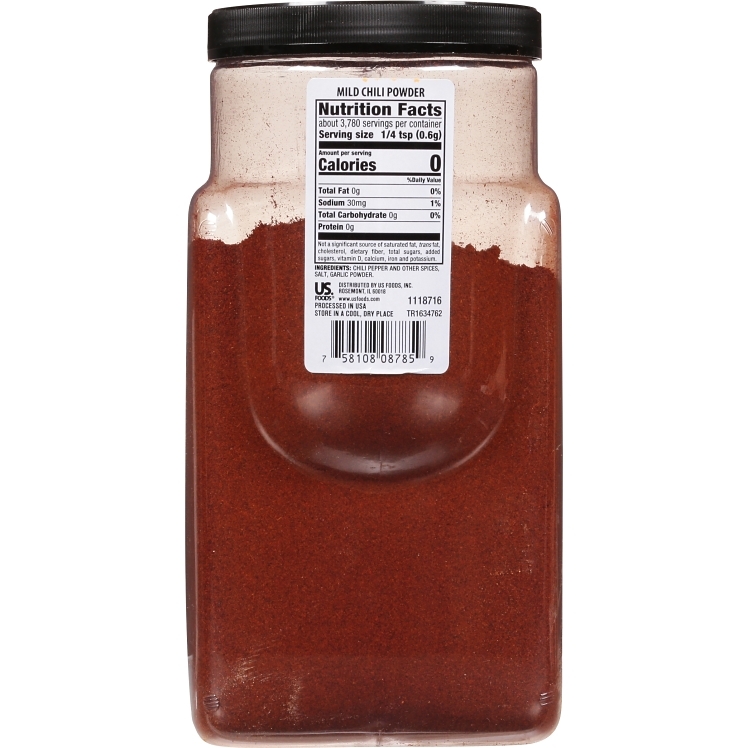 MONARCH SPICE CHILI POWDER MILD PLASTIC JUG SHELF STABLE